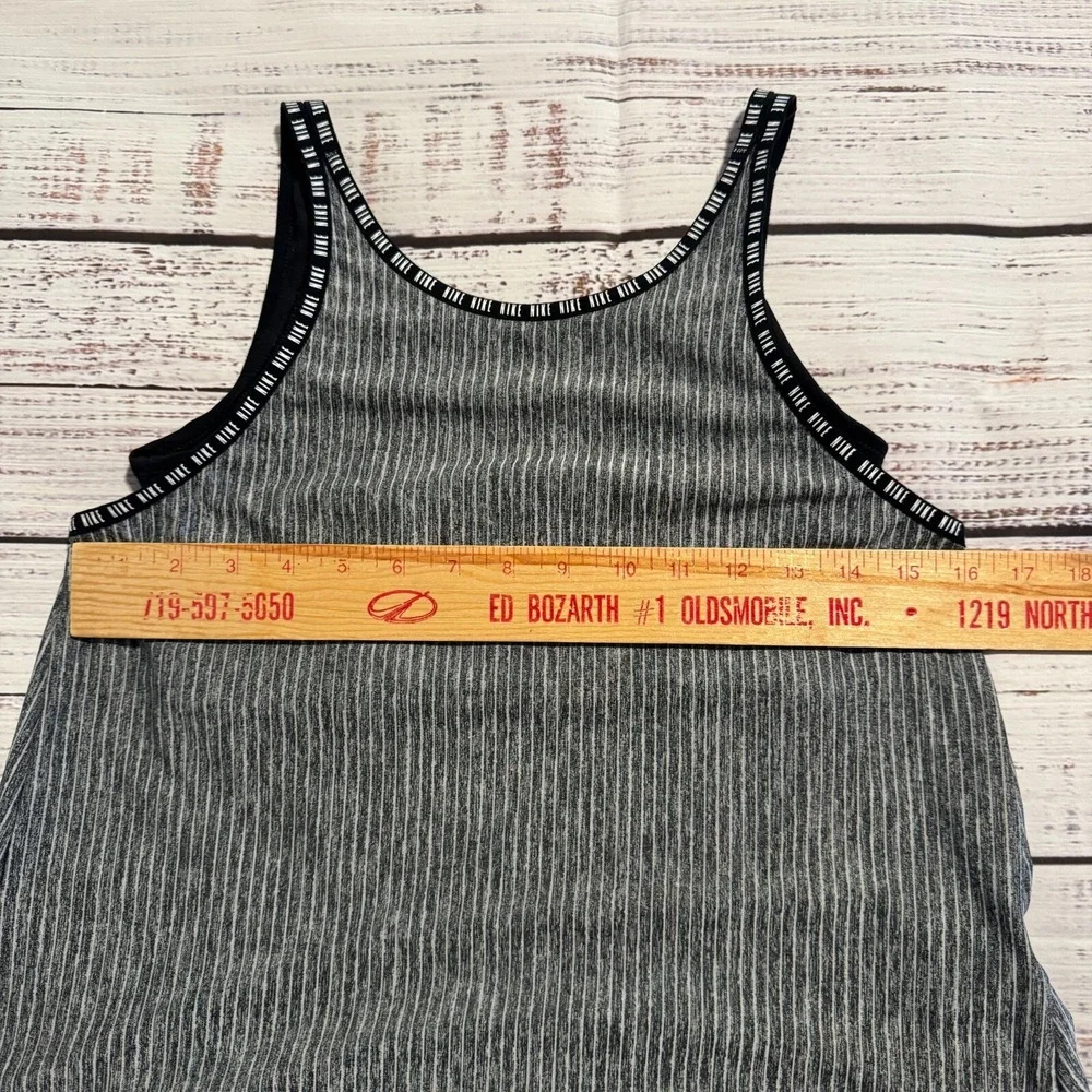 Nike Dri-FIT Tank Top Shirt w/ Sport Bra Black Youth Girls‎ Size XL